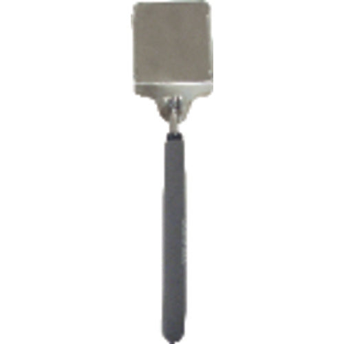 ‎3 1/2″ × 2″ Size - Rectangular-36 1/2″ Extended Length - Telescoping Pocket Mirror w/Magnifier - A1 Tooling