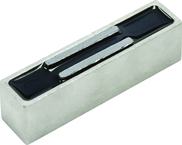 Multi-Purpose Two-Pole Ceramic Magnet - 1-1/4 x 4-1/2'' Bar; 75 lbs Holding Capacity - A1 Tooling