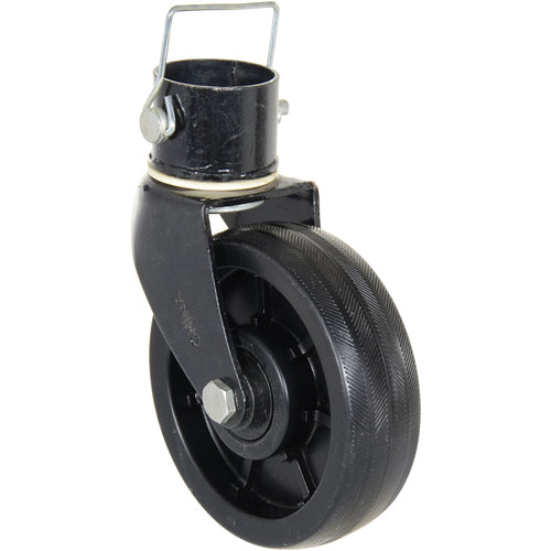 Trailer Jack Nose Caster Poly 6 × 2