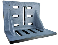 12 x 9 x 8" - Machined Webbed (Closed) End Slotted Angle Plate - A1 Tooling