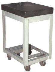 24 x 24" - Surface Plate Stand 0-Ledge with Leveling Screws - A1 Tooling