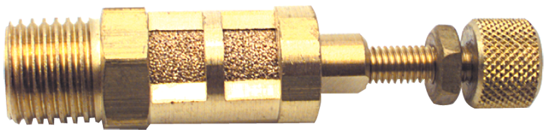 #MF103S - 3/8 MPT - Brass Muffler-Speed Control - A1 Tooling