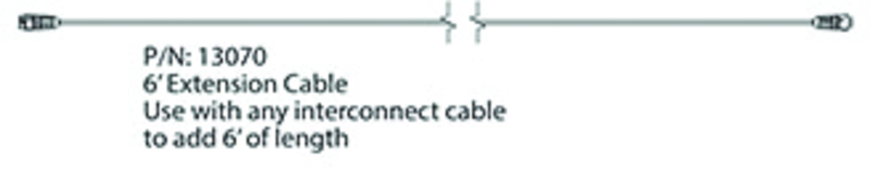 EXTENSION CABLE 6 FT/1.8M - A1 Tooling