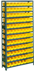 36 x 18 x 48'' (96 Bins Included) - Small Parts Bin Storage Shelving Unit - A1 Tooling