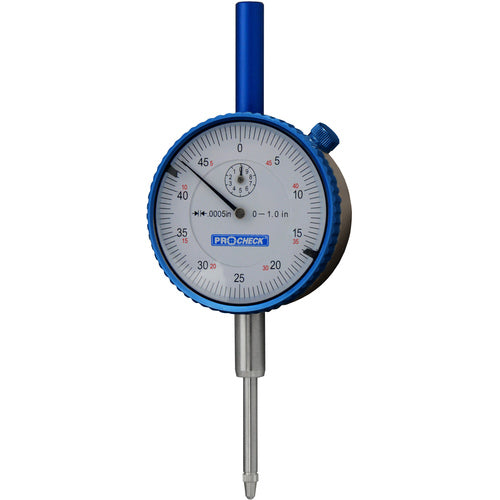 ‎1″ Range, 0.0005″ Graduation, 0-50 Reading White Dial Indicator - Certified