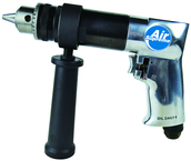 #7550 - 1/2'' Chuck Size - Non-Reversing - Air Powered Drill - A1 Tooling
