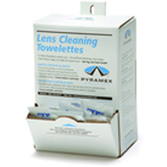 Lens Cleaner: 100 Wipe Count, Individually Wrapped, Pre-Moistened, 8 in (W) × 5 in (L) Wipe Size - A1 Tooling