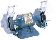 Grinder/Buffer - #8250W; 8 x 1 x 3/4'' Wheel Size; 3/4HP; 1PH; 115/230V Motor - A1 Tooling