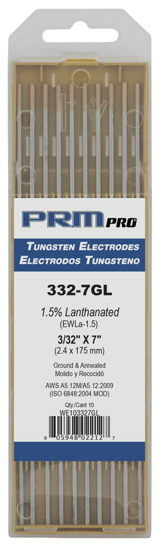 18-7GL 7" Electrode 1.5% Lanthanated - A1 Tooling