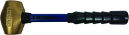 PRM Pro 8 lb. Brass Hammer with 32" Fiberglass Handle - A1 Tooling