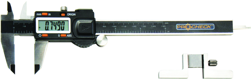 HAZ05 Absolute Digital Caliper 6" with Depth Gage - A1 Tooling