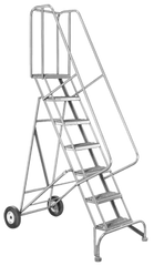Model 6500; 7 Steps; 30 x 58'' Base Size - Roll-N-Fold Ladder - A1 Tooling