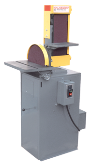 6" x 48" Belt and 12" Disc Floor Standing Combination Sander with Dust Collector 3HP; 3PH - A1 Tooling