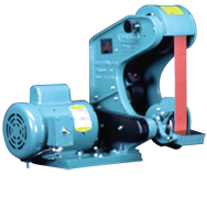 Belt Grinder - #482MC100A; 2 x 48'' Belt; 1HP; 1PH; 230V Motor - A1 Tooling