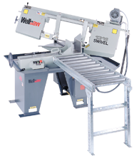 Horizontal Mitre Bandsaw - #1316S; 13 x 16'' Capacity; 3HP; 3PH; 208/230/460V Motor - A1 Tooling