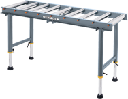 9-Roller Roller Table - #D2271--19" Wide x 65" Long - A1 Tooling