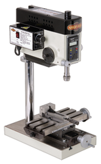 Mill Drill - 1JT Spindle - 3-1/2 x 8'' Table Size - 1/5HP; 1PH; 110V Motor - A1 Tooling