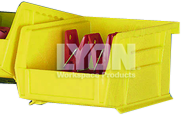 8-1/4'' x 14-3/4'' x 7'' - Yellow Large Plastic Bin - A1 Tooling
