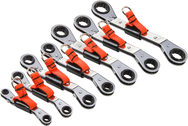 Proto® Tether-Ready 7 Piece Offset Double Box Reversible Ratcheting Metric Wrench Set - 6 & 12 Point - A1 Tooling