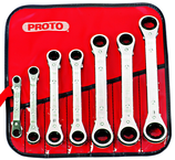 Proto® 7 Piece Offset Reversible Ratcheting Box Wrench Set - 6 and 12 Point - A1 Tooling