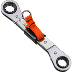 Proto® Tether-Ready Offset Double Box Reversible Ratcheting Wrench 1/4" x 5/16" - 6 Point - A1 Tooling