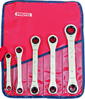 Proto® 5 Piece Ratcheting Box Wrench Set - 6 and 12 Point - A1 Tooling