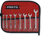 Proto® 8 Piece Full Polish Combination Short Wrench Set - 6 Point - A1 Tooling