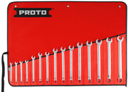 Proto® 15 Piece Satin Metric Combination ASD Wrench Set - 12 Point - A1 Tooling