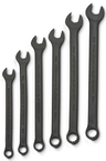 Proto® 6 Piece Black Oxide Antislilp Metric Combination Wrench Set - 12 Point - A1 Tooling