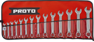 Proto® 14 Piece Full Polish Metric Short Combination Wrench Set - 12 Point - A1 Tooling