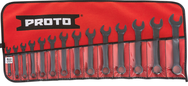 Proto® 14 Piece Black Oxide Metric Short Combination Wrench Set - 12 Point - A1 Tooling