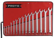 Proto® 15 Piece Satin Metric Combination ASD Wrench Set - 12 Point 7MM-32MM - A1 Tooling