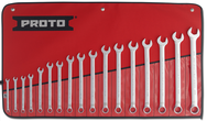 Proto® 17 Piece Full Polish Metric Combination Wrench Set - 12 Point - A1 Tooling