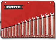 Proto® 15 Piece Full Polish Combination Spline Wrench Set - 12 Point - A1 Tooling