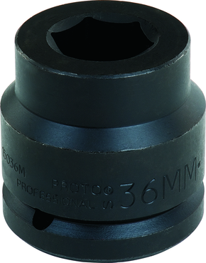 Proto® 1-1/2" Drive Impact Socket 36 mm - 6 Point - A1 Tooling