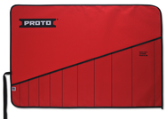 Proto® Red Canvas 10-Pocket Tool Roll - A1 Tooling