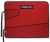 Proto® Red Canvas 18-Pocket Tool Roll - A1 Tooling