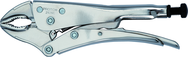 Proto® Nickel Chrome Locking Pliers - Curved Jaw 9-1/4" - A1 Tooling