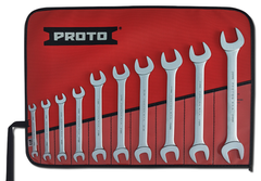 Proto® 10 Piece Satin Metric Open-End Wrench Set - A1 Tooling