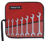 Proto® 7 Piece Full Polish Angle Open-End Wrench Set - A1 Tooling