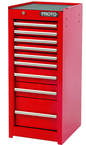 Proto® 440SS Side Cabinet - 9 Drawer, Red - A1 Tooling