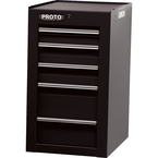 Proto® 450HS Side Cabinet - 5 Drawer, Black - A1 Tooling