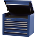 Proto® 450HS 34" Top Chest - 5 Drawer, Blue - A1 Tooling