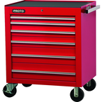 Proto® 450HS 34" Roller Cabinet - 6 Drawer, Red - A1 Tooling