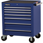 Proto® 450HS 34" Roller Cabinet - 7 Drawer, Blue - A1 Tooling