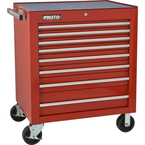 Proto® 450HS 34" Roller Cabinet - 8 Drawer, Red - A1 Tooling