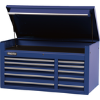 Proto® 450HS 50" Top Chest - 10 Drawer, Blue - A1 Tooling