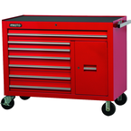 Proto® 450HS 50" Workstation - 7 Drawer & 1 Shelf, Red - A1 Tooling