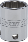 Proto® Tether-Ready 3/8" Drive Socket 18 mm - 12 Point - A1 Tooling