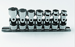 Proto® 3/8" Drive 7 Piece Metric Universal Socket Set - 12 Point - A1 Tooling